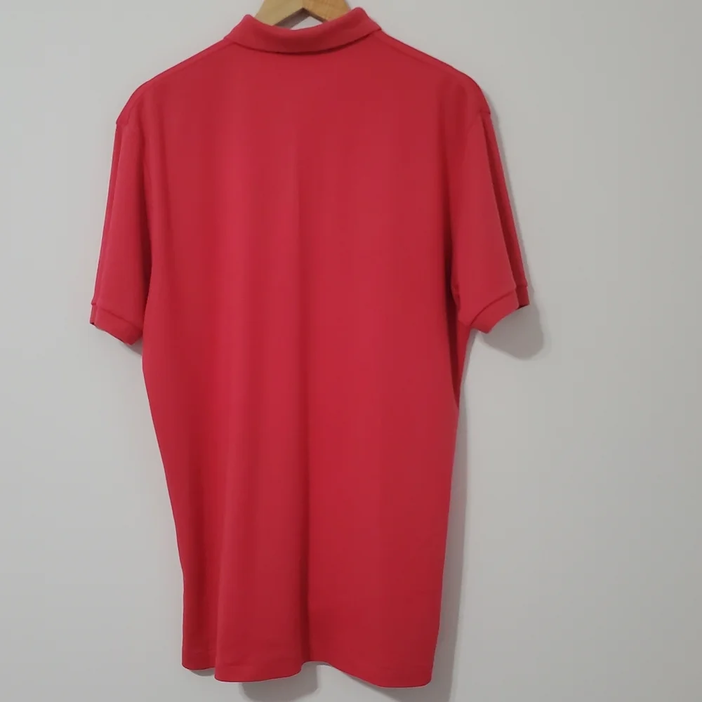 Polo by Ralph Lauren Men's Red Polo Shirt Medium